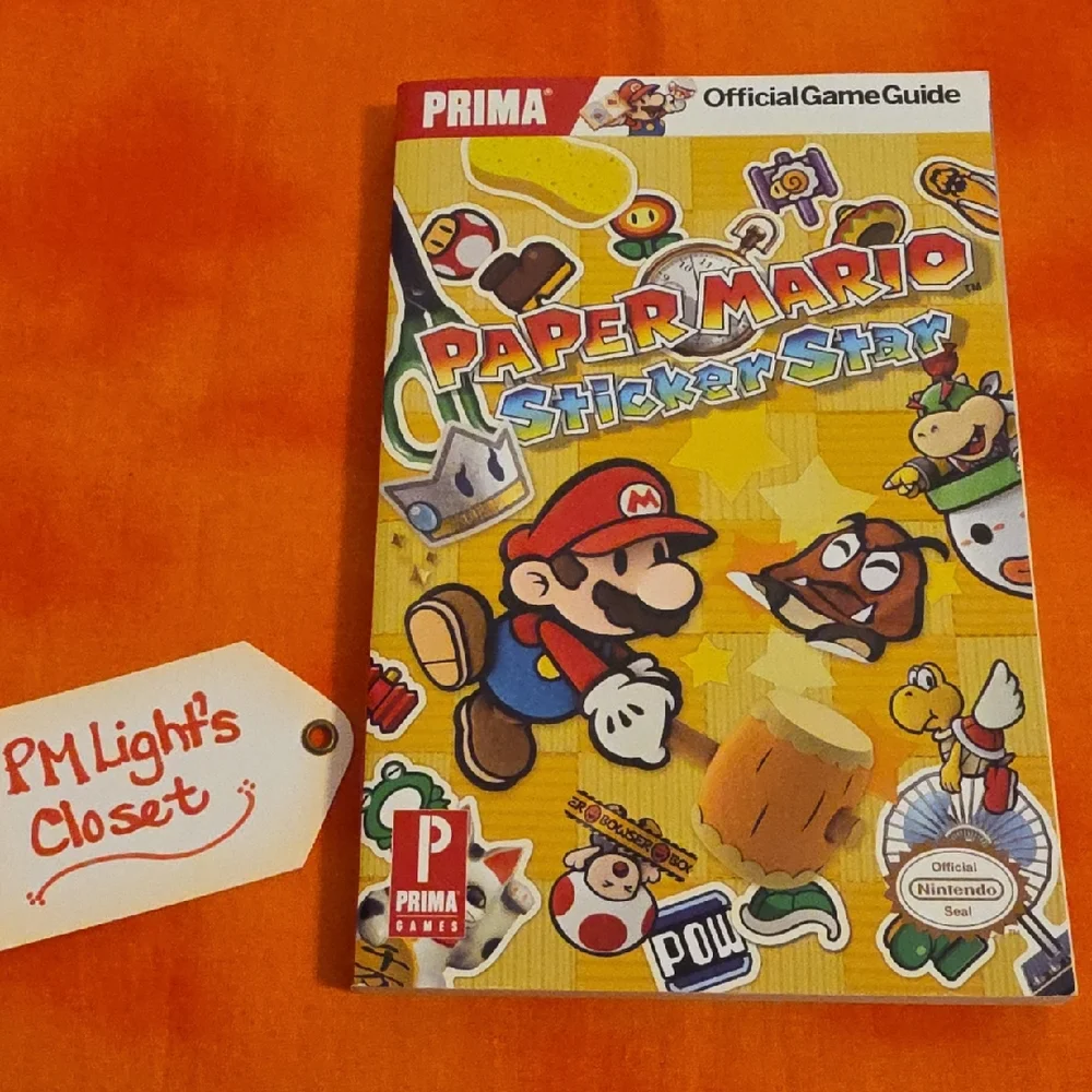 Paper Mario Sticker Star Official Game Guide Paperback Nintendo
